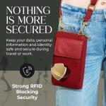 BULL GUARD Leather Crossbody Phone Purse