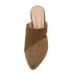 Syktkmx Women's Backless Chunky Stacked Mules
