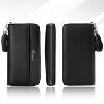 Travelambo Women's Tassel Bifold Clutch Wallet