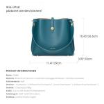 Genuine Leather Green Designer Tote Bag for Women