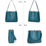 Genuine Leather Green Designer Tote Bag for Women