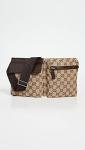 Gucci Brown Belt Bag in GG Canvas