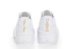 Custom White Bridal Sneakers for Comfortable Wedding Dancing