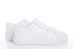 Custom White Bridal Sneakers for Comfortable Wedding Dancing