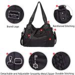 Angel Barcelo Black Soft Leather Hobo Bag