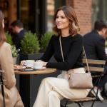 Hedexe Khaki Woven Crossbody Bag for Women