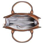 Designer Brown Handbag Set with Adjustable Strap