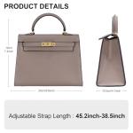KOPNUR Luxury Leather Crossbody and Tote Bag