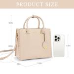 LA FESTIN Women's Laptop Tote and Crossbody Bag