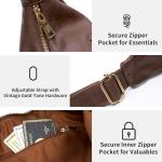 Trendy Dark Brown Vegan Leather Hobo Bag