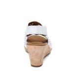 Rockport Women's White BRIAH Perf Sling Sandal