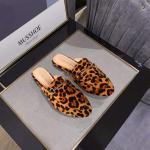 Gold Buckle Mules: Classy Slip-On Flats for Women