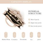 LA FESTIN Women's Laptop Tote and Crossbody Bag