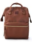 Kah&Kee Stylish Water-Resistant Leather Laptop Backpack