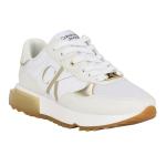 Calvin Klein Women's White/Gold Magalee Sneakers 8.5