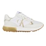 Calvin Klein Women's White/Gold Magalee Sneakers 8.5