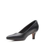 Clarks Women's Black Leather Linvale Jerica Pumps