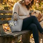 Kadynow Vegan Leather Tote Bag with Small Purse