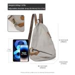 Vintage Canvas Large Backpack for Travel and Hiking