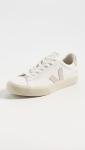 Veja Women's Campo Sneakers in White/Natural Suede