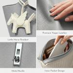 Kadynow Vegan Leather Tote Bag with Small Purse