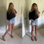 DOEYG Brown Mesh Ballerina Flats for Women