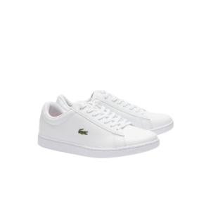 Lacoste Women’s Hydez White and Gold Sneakers 7.5