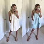 DOEYG Brown Mesh Ballerina Flats for Women