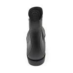 Amoji Waterproof Chelsea Rain Boots in Black