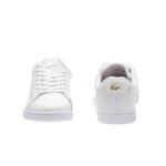 Lacoste Women’s Hydez White and Gold Sneakers 7.5