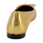 Sam Edelman Women's Marley Ballet Flat Medallion Gold/Black 7.5 Medium