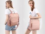 MKP COLLECTION Women Fashion Backpack Purse Convertible Large Rucksack Versatile Travel Shoulder Bags Handbag Set with Tassel