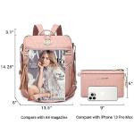 MKP COLLECTION Women Fashion Backpack Purse Convertible Large Rucksack Versatile Travel Shoulder Bags Handbag Set with Tassel