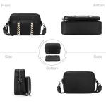 GOIACII Crossbody Bags for Women Small Vegan Leather Purse Shoulder Handbags with Adjustable Strap