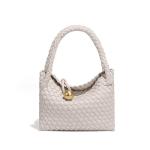 Mini Woven Vegan Leather Women's Crossbody Bag