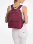 Michael Kors Mulberry Large Backpack with Gold Hardware