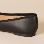 Stylish Black Round Toe Ballet Flats for Women