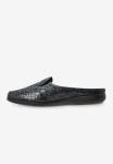 Estelle Black Slip-On Mules for Women