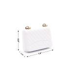 Chic White Doll Bag for Labubu 17cm Dolls