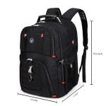 Stylish 50L Travel Laptop Backpack with Lock