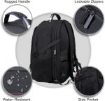 Extra Large Anti-Theft Laptop Backpack – Black