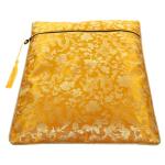 Silk Brocade Book Storage Bag with Zipper