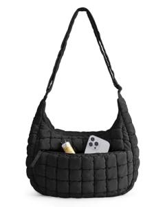 Quilted Crossbody Hobo Bag for Women