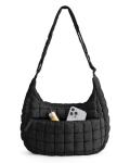 Quilted Crossbody Hobo Bag for Women