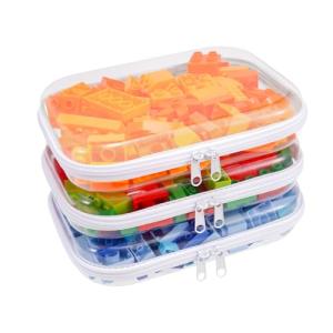 Clear Hard Shell Travel Organizer Case Set