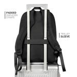 ZORFIN Black Water Resistant Backpack for Travel