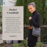 Compact Water-Resistant Crossbody Bag with RFID Wristlet