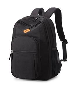 Chic Water-Resistant Black Backpack for Travel