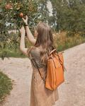 ECOSUSI Vegan Leather Convertible Tote Backpack