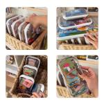 Clear Hard Shell Travel Organizer Case Set